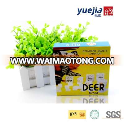 Good quality low price Deer Brand 1/4OZ 96% Pure Camphor Tablets/Blocks