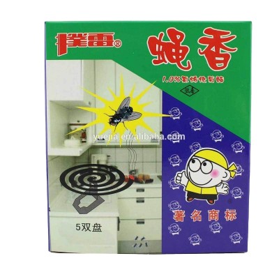 Eco-friendly Smokeless Black Mosquito Incense Coil Fly killer